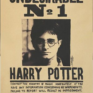 Affiche harry potter vintage