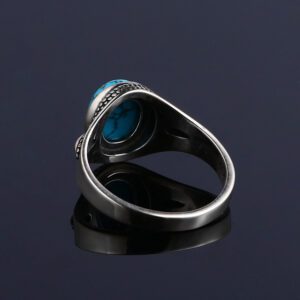 Bague turquoise vintage – Image 2