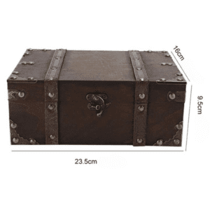 Boîte en bois vintage – Image 3