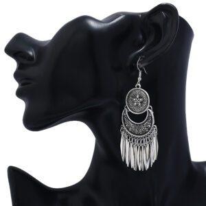 Boucles d'oreille bohème vintage – Image 4