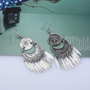 Boucles d'oreille bohème vintage – Image 3