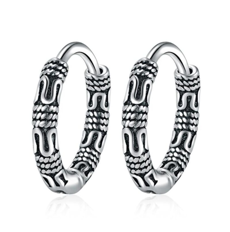 Boucles d'oreille homme vintage – Image 3
