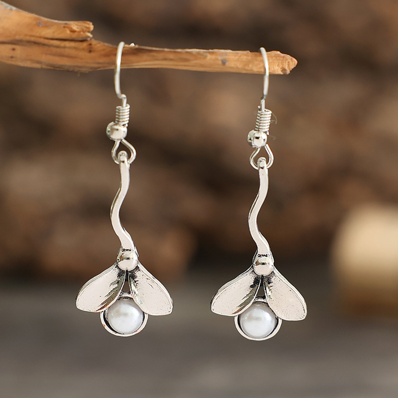 Boucles d'oreille pendante vintage – Image 3