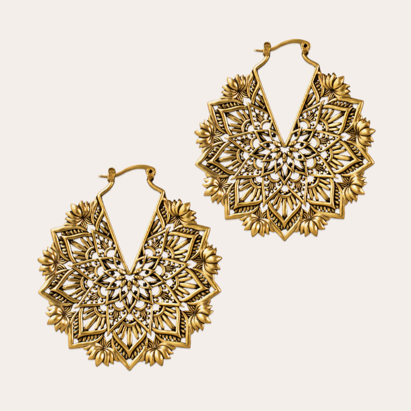 Boucles d'oreille vintage rétro chic – Image 2