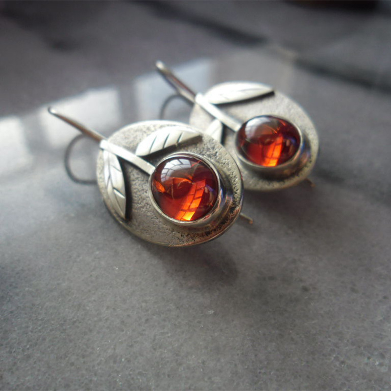 Boucles d'oreille cerise vintage – Image 2