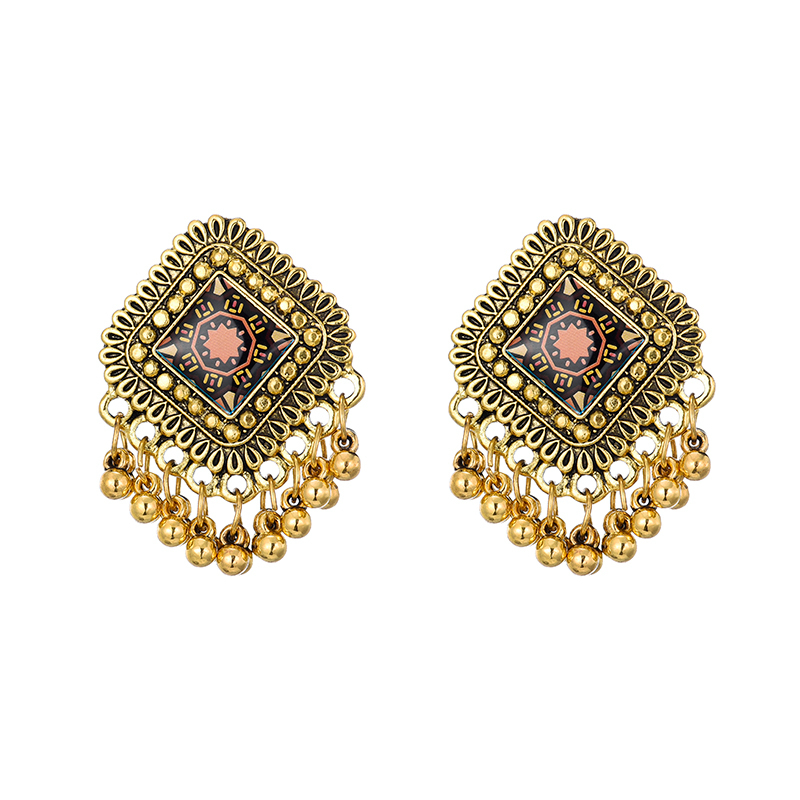 Boucles d'oreille or vintage – Image 3
