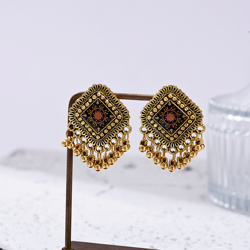 Boucles d'oreille or vintage – Image 2