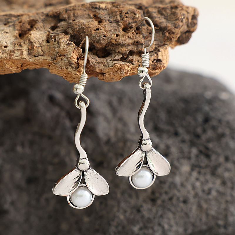 Boucles d'oreille pendante vintage – Image 2