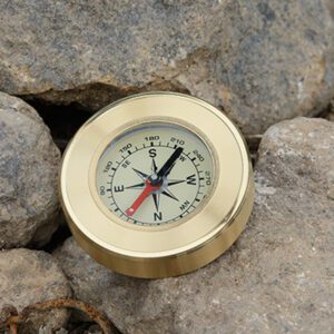 Boussole laiton vintage
