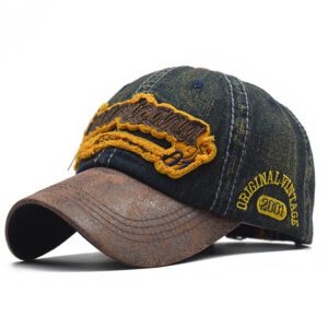 Casquette biker vintage