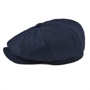 Casquette gavroche bleu marine – Image 3