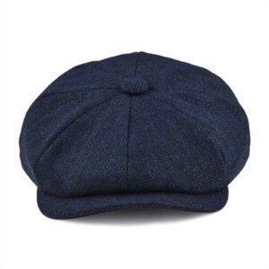 Casquette gavroche bleu marine – Image 2