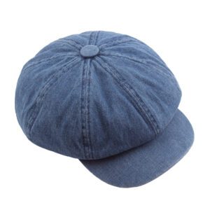 Casquette gavroche en jean femme