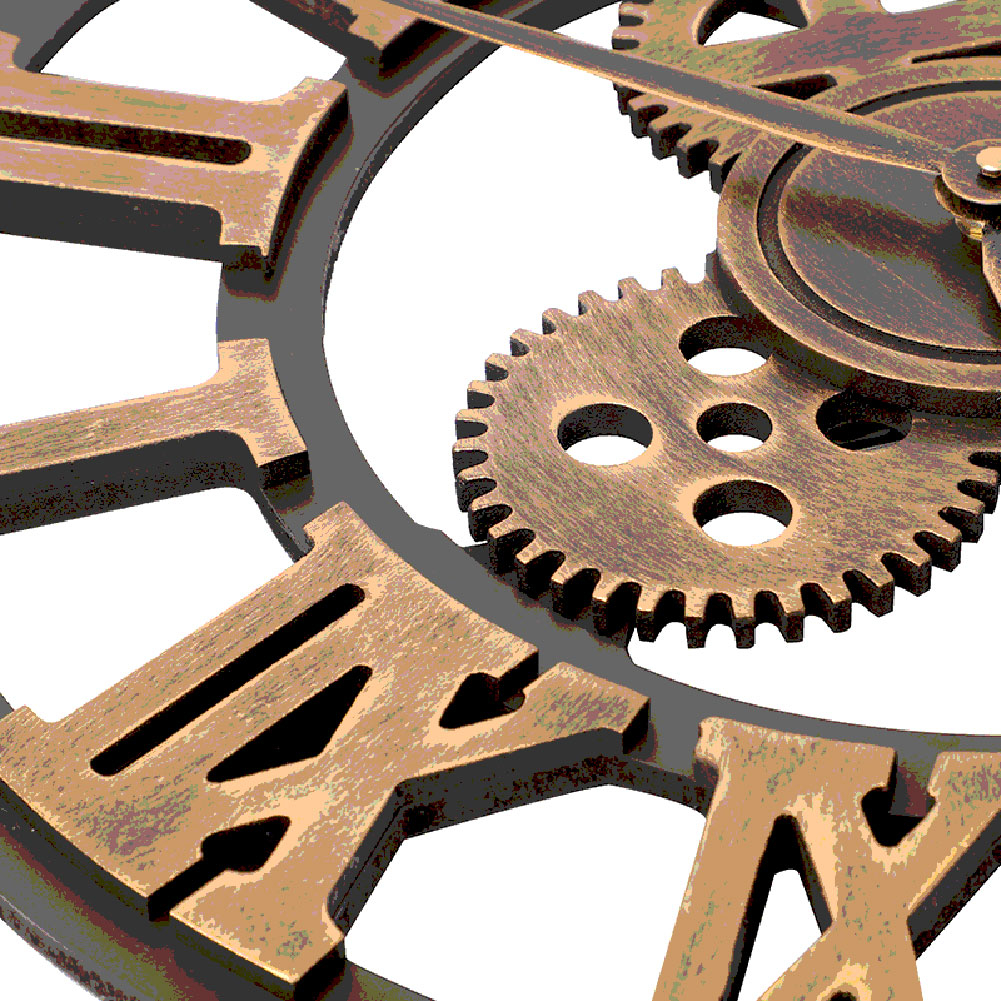 Horloge vintage industriel – Image 2