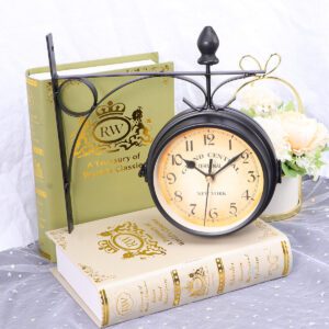 Horloge murale vintage noir