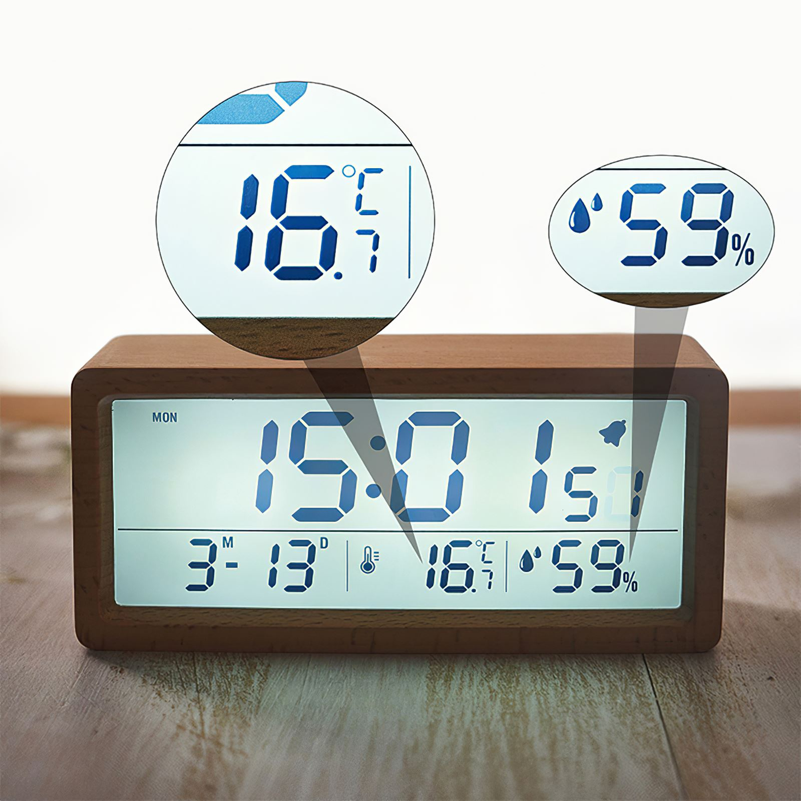 Horloge numérique vintage – Image 2