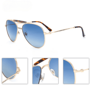 Lunette de soleil aviateur vintage – Image 3