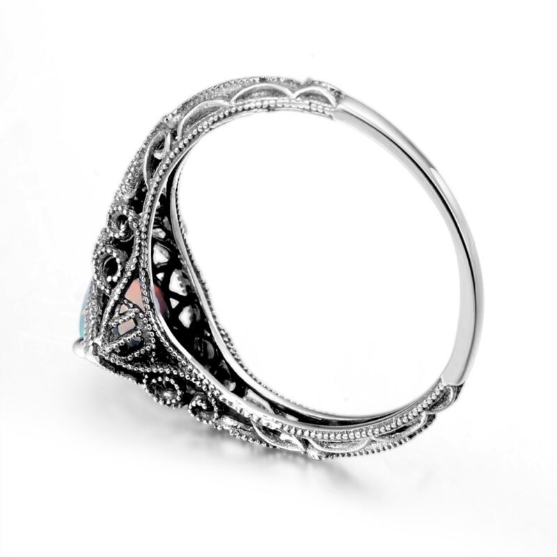 Bague opale vintage – Image 3