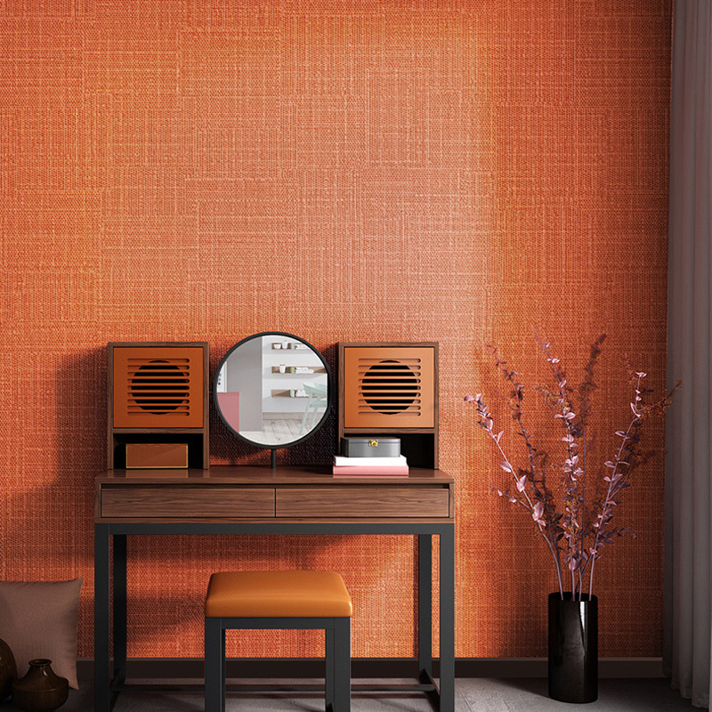 Papier peint orange vintage – Image 2