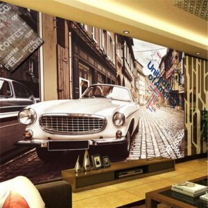 Papier peint voiture vintage