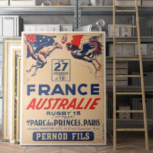 Affiche rugby vintage – Image 3