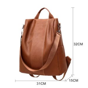Sac à dos cuir vintage – Image 4