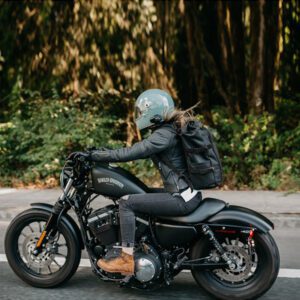 Sac à dos moto vintage imperméable – Image 3