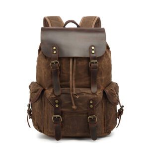 Sac à dos moto vintage