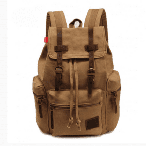 Sac à dos toile vintage