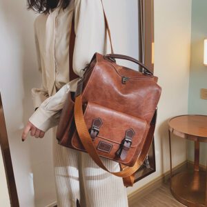 Sac à dos cartable vintage – Image 2