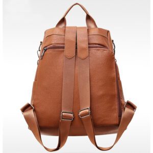 Sac à dos cuir vintage – Image 3
