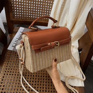 Sac à main osier vintage