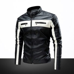 Veste moto homme vintage
