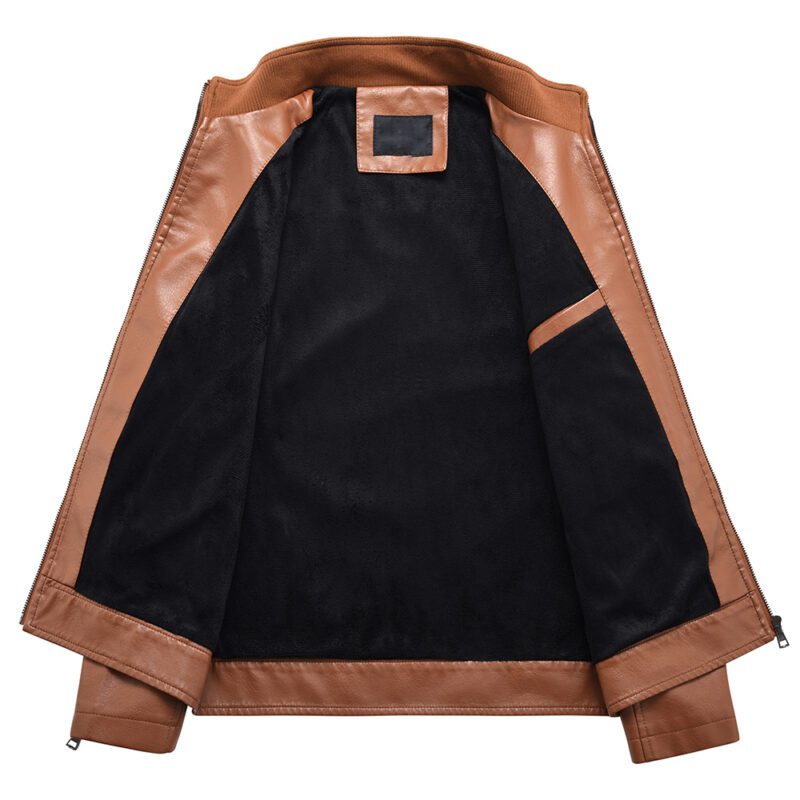 Veste cuir homme vintage – Image 2