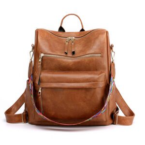 Sac à dos cuir femme vintage – Image 2