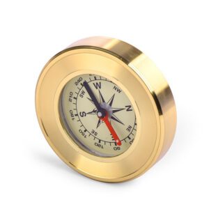 Boussole laiton vintage – Image 3