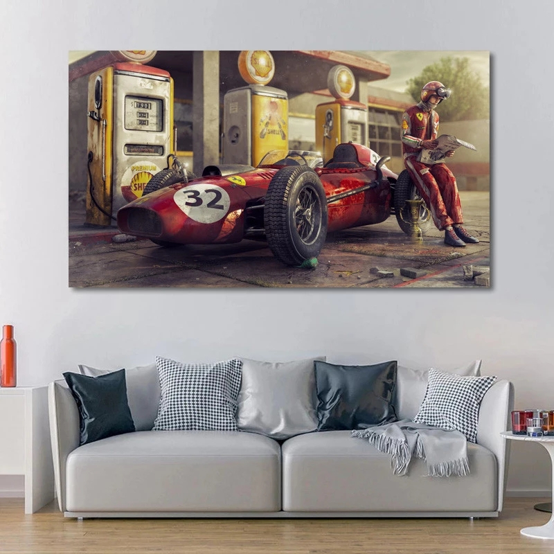 Tableau sport vintage – Image 3
