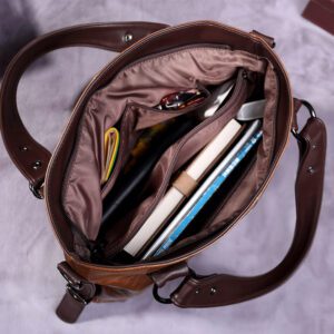 Sac à main vintage cuir souple – Image 3