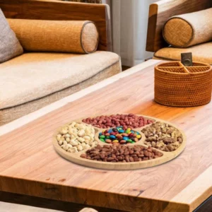 Assiette en bois Cloisonné – Image 3