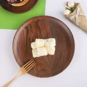 Assiette en bois de service – Image 2