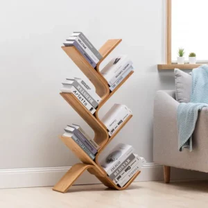 Bibliothèque en Bois en forme d'arbre