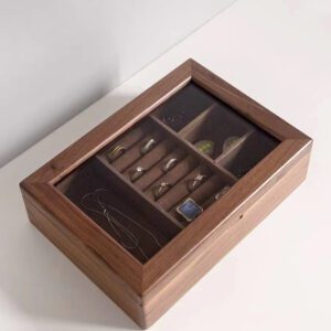 Boite à bijoux en bois pour femmes
