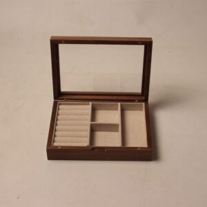 Boite à bijoux en bois pour femmes – Image 2