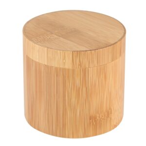 Boite à montre en bois cylindrique en bambou – Image 3