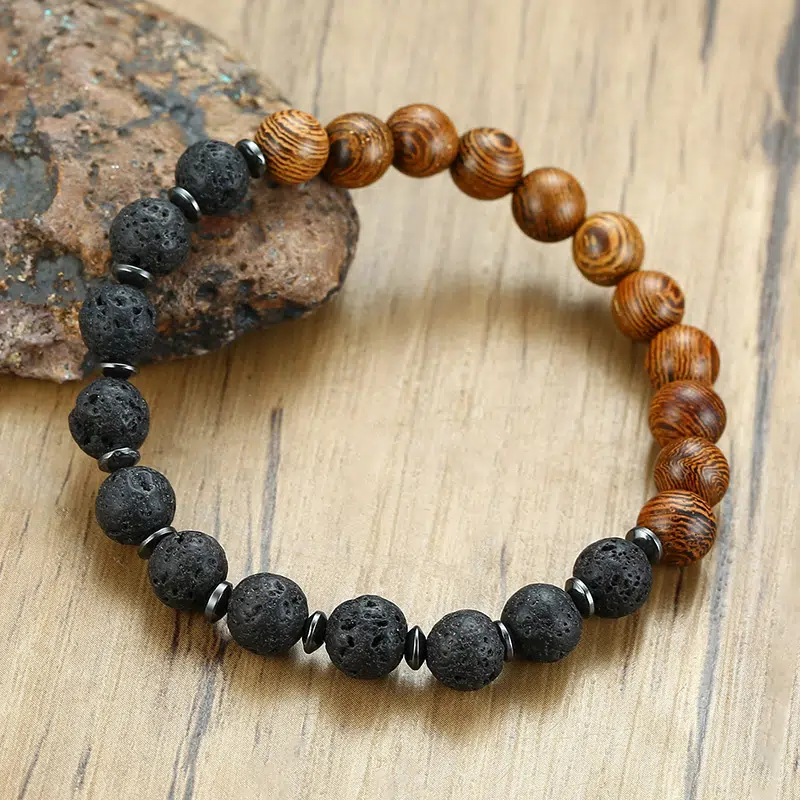 Bracelet en bois homme