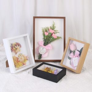 Cadre photo en bois naturel profond – Image 2