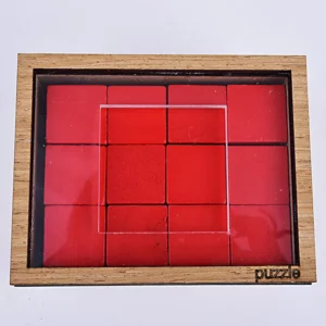 Casse-tête en Bois boite à cube – Image 2