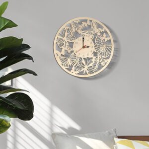 Horloge en bois Papillons – Image 2