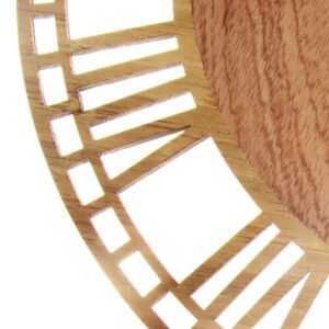 Horloge en bois avion – Image 4