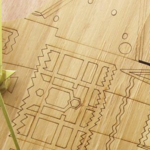 Horloge en bois avion – Image 2